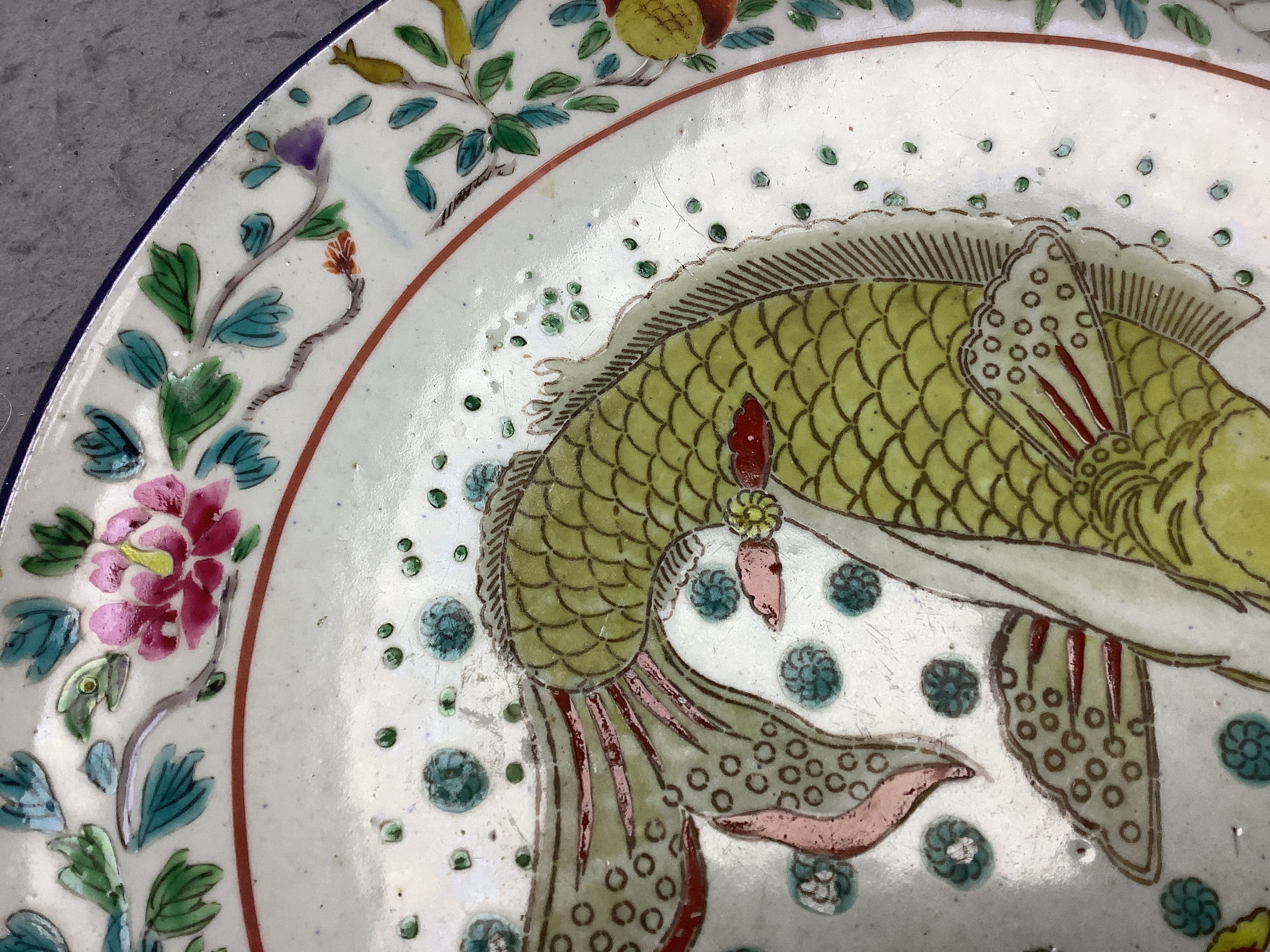 A 19th century Japanese ‘fish’ plate, 31cm